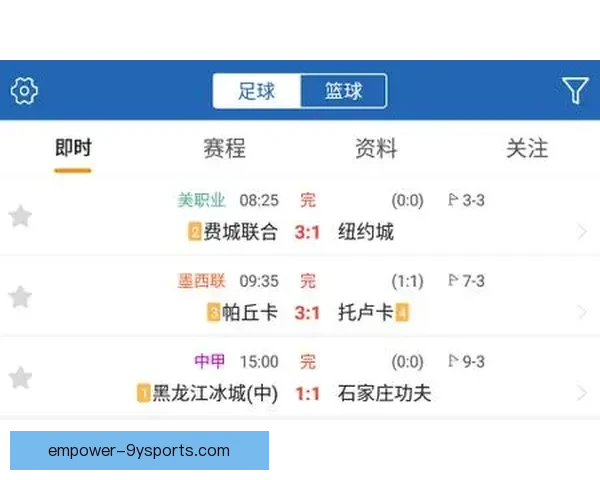 实时足球比分查询平台推荐与使用指南